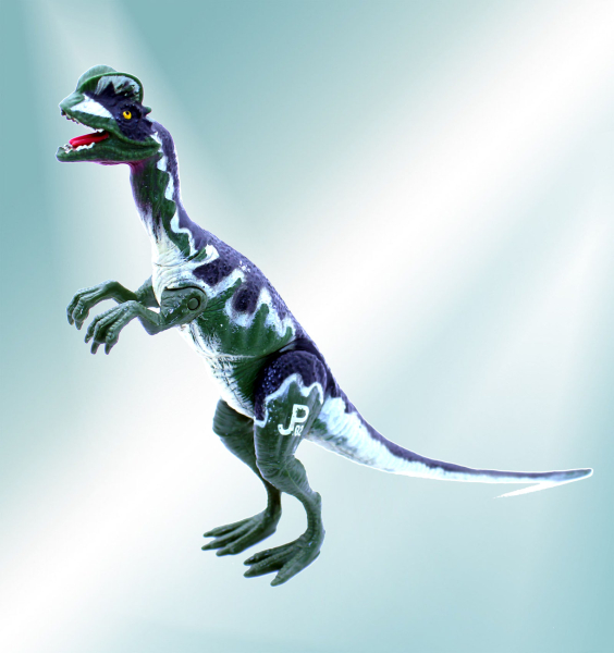 Jurassic Park Dilophosaurus Figur (Kenner 1993) | hoppla-stuff.de